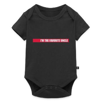 at The Favorite Uncle - Baby Premium short-sleeve bodysuit - black - Front