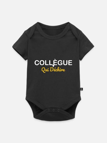 Kollege, der rockt - Baby Premium Kurzarmbody - Schwarz