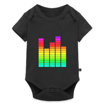 Electronic Music - Baby Premium short-sleeve bodysuit - black - Front