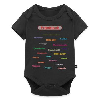 franken rs - Baby Premium Kurzarmbody - Schwarz - Vorne