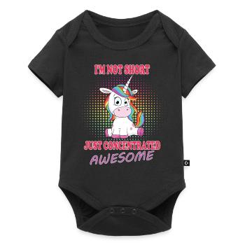 Licorne licorne - Body à manches courtes Premium Bébé - noir - Devant