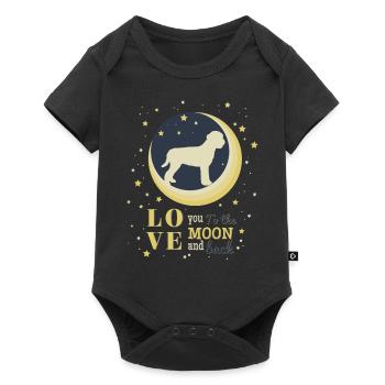 chien chien truffier italien t-shirt cadeau - Body à manches courtes Premium Bébé - noir - Devant