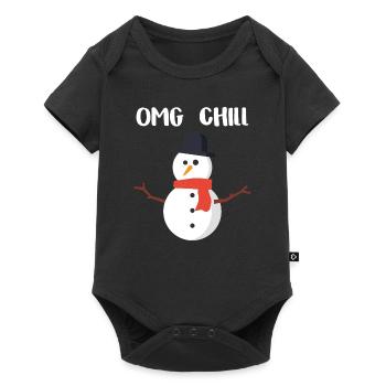 OMG Chill gift for Chill People - Baby Premium short-sleeve bodysuit - black - Front