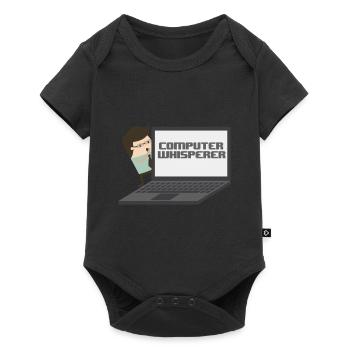 Computer Whisperer - Computer nerd and understander. - Baby Premium short-sleeve bodysuit - black - Front