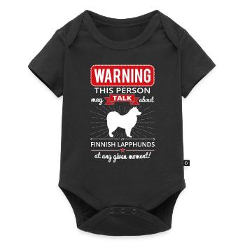 Finnish Lapphund shirt gift - Baby Premium short-sleeve bodysuit - black - Front