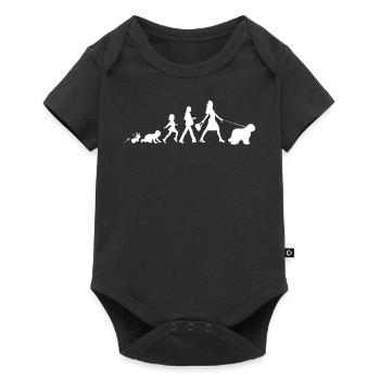 Cadeaux Cultivez bergamasco Sheepdog femme Evolution - Body à manches courtes Premium Bébé - noir - Devant
