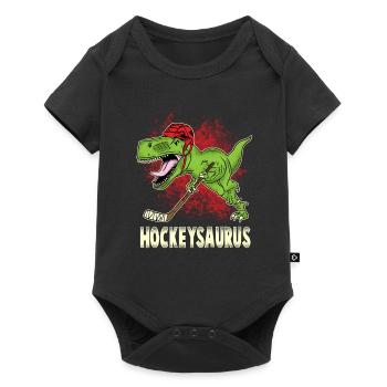 HOCKEYSAURUS / HOCKEY / CADEAUX - Body à manches courtes Premium Bébé - noir - Devant
