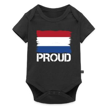 Pride flag flag home origin holland png - Baby Premium short-sleeve bodysuit - black - Front