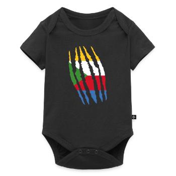 Claw Klaue Risse Herkunft Komoren png - Baby Premium Kurzarmbody - Schwarz - Vorne