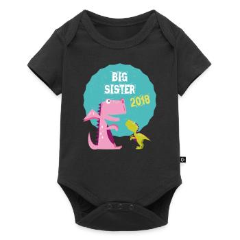 Big Sister Fratrie, Frère 2018 T-shirt - Body à manches courtes Premium Bébé - noir - Devant