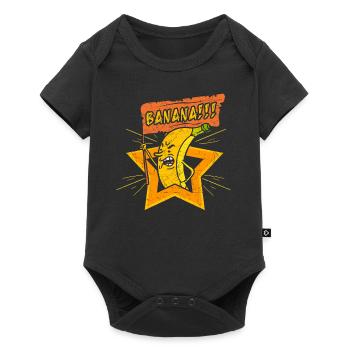Banana - Banana Riot - Baby Premium short-sleeve bodysuit - black - Front