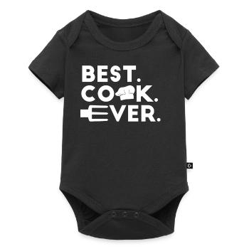 Chef chapeau - cuisinier - cuisinier - cuisinier - cadeau - Body à manches courtes Premium Bébé - noir - Devant