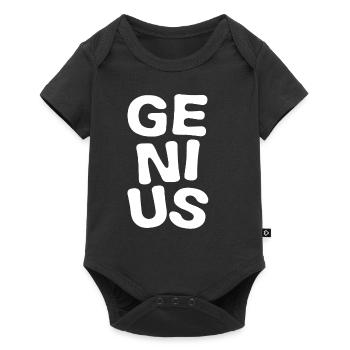 Genius - génie - talent - intelligent - Body à manches courtes Premium Bébé - noir - Devant