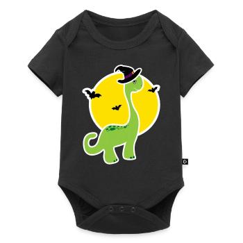 Kids Halloween Dino T-Shirt - Gift idea - Baby Premium short-sleeve bodysuit - black - Front