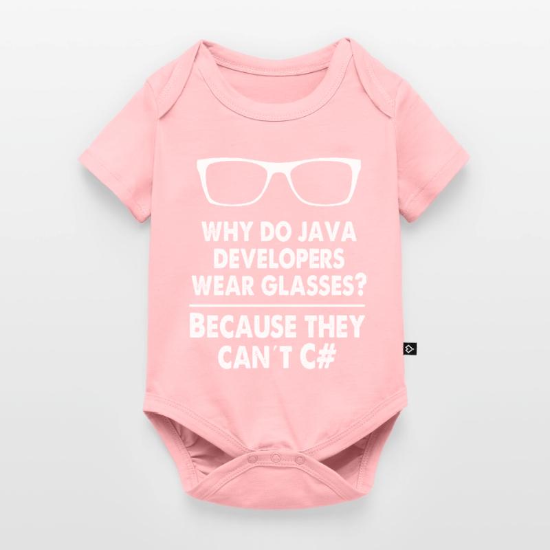 Developer Java Baby Premium short-sleeve bodysuit
