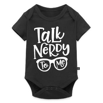 Nerd - Body à manches courtes Premium Bébé - noir - Devant