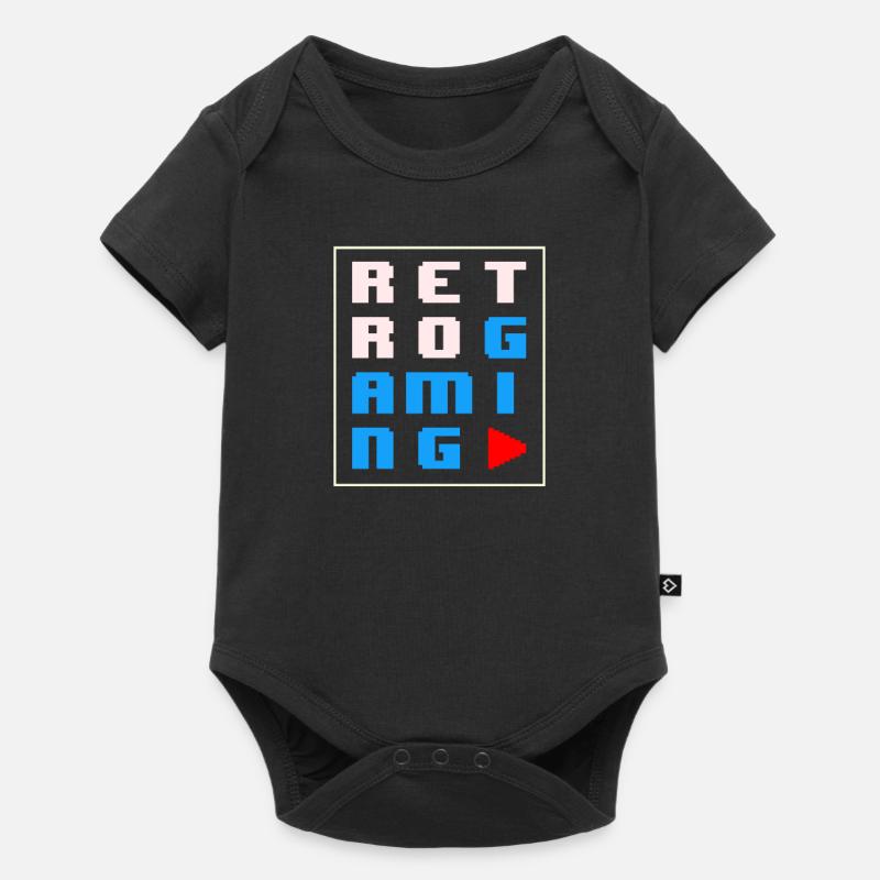 Retrogaming - Baby Premium Kurzarmbody - Schwarz