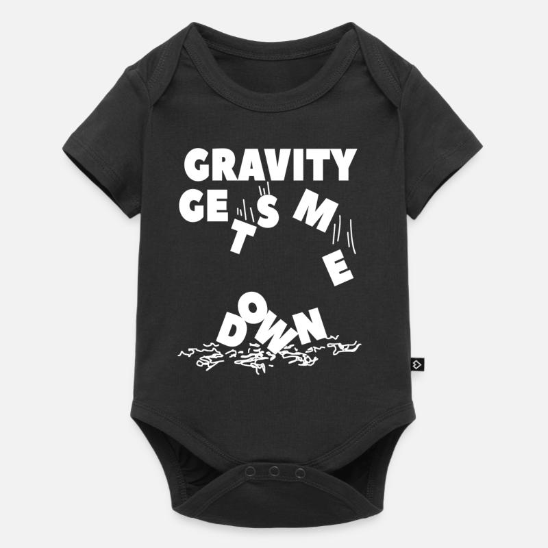 Gravity Physics - Gravity Physics - Say nerd - Baby Premium short-sleeve bodysuit - black