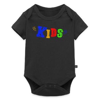 Kids - Baby Premium Kurzarmbody - Schwarz - Vorne
