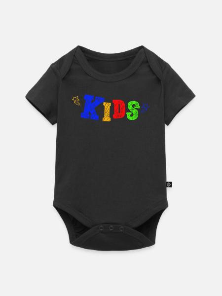 Kids - Baby Premium Kurzarmbody - Schwarz