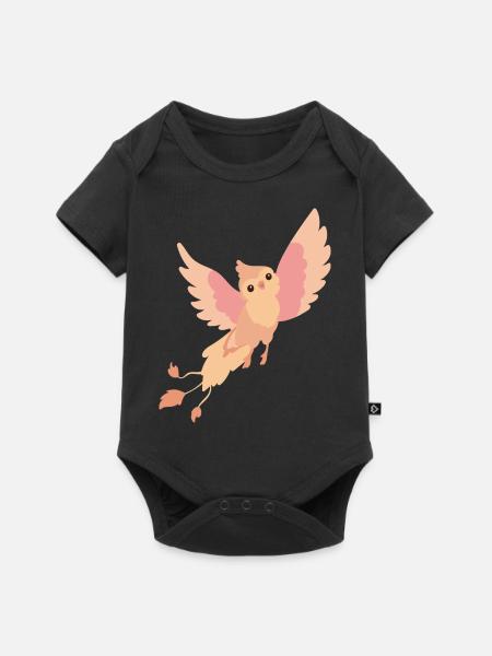 Phoenix - Baby Premium Kurzarmbody - Schwarz