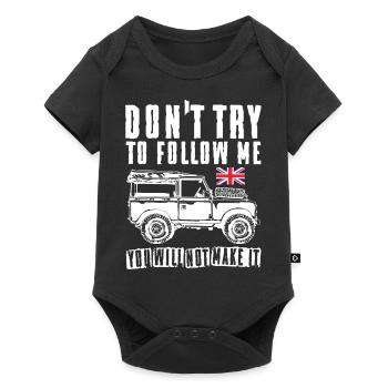 N'essayez pas de me suivre Landy - Body à manches courtes Premium Bébé - noir - Devant