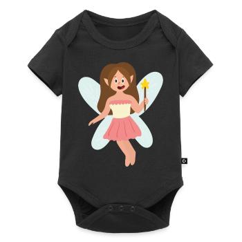 Fairy - Baby Premium short-sleeve bodysuit - black - Front