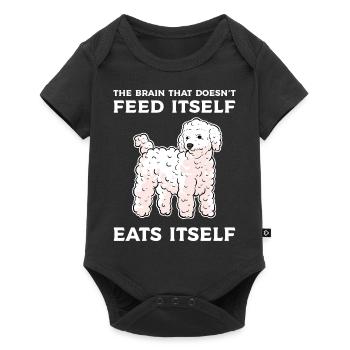 Poodle Dog Dwarf Poodle Toy Poodle Small Poodle Puppy Puppy - Baby Premium short-sleeve bodysuit - black - Front