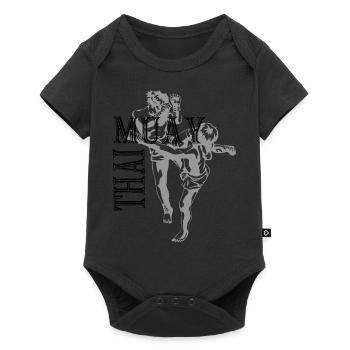 Boxing Fighting Muay Thai - Baby Premium short-sleeve bodysuit - black - Front
