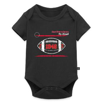San Francisco American Football Team Design - Baby Premium short-sleeve bodysuit - black - Front