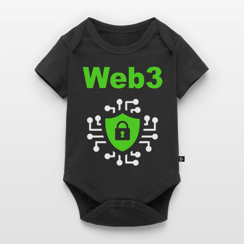 Web3 Cryptocurrency Blockchain Software Developer Baby Premium short-sleeve bodysuit