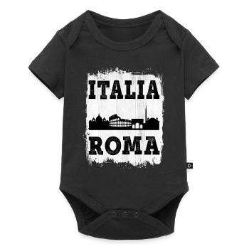 Rome Roma Italy City Skyline Summer Home Love - Baby Premium short-sleeve bodysuit - black - Front
