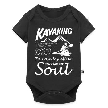 Kayaking Mine Of The Soul - Baby Premium short-sleeve bodysuit - black - Front