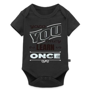 present engineering fun build cool robotics gift - Baby Premium short-sleeve bodysuit - black - Front