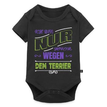 déclaration cool disant geek bday drôle grand danois - Body à manches courtes Premium Bébé - noir - Devant