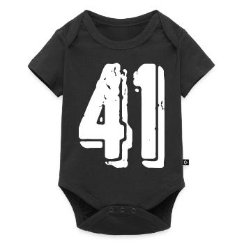 Maillot à 41 numéros - Body à manches courtes Premium Bébé - noir - Devant