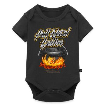 Dutch Oven Full Metal Griller - Baby Premium short-sleeve bodysuit - black - Front