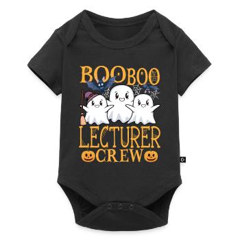 Dozent Dozentin uu Lustige Dozent - Baby Premium Kurzarmbody - Schwarz - Vorne