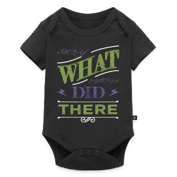 birthday present sayings dinosaur lover present - Baby Premium short-sleeve bodysuit - black - Front