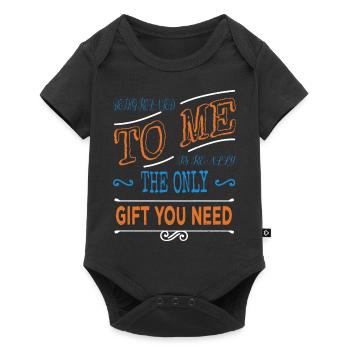 geek quote birthday funny quote sayings cool - Baby Premium short-sleeve bodysuit - black - Front