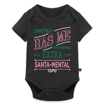 couples dinosaur present idea dinosaur tshirt - Baby Premium short-sleeve bodysuit - black - Front