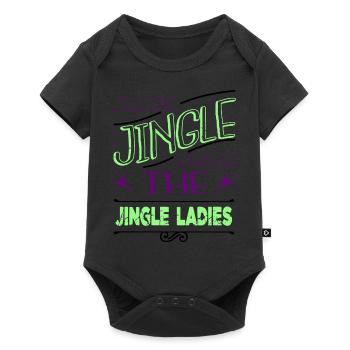 funny christmas birthday dork under the tree - Baby Premium Kurzarmbody - Schwarz - Vorne