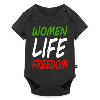 Women life freedom - Baby Premium Kurzarmbody - Schwarz - Vorne