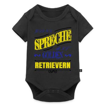 bday geburtstagsgeschenk chihuahua tier - Baby Premium Kurzarmbody - Schwarz - Vorne