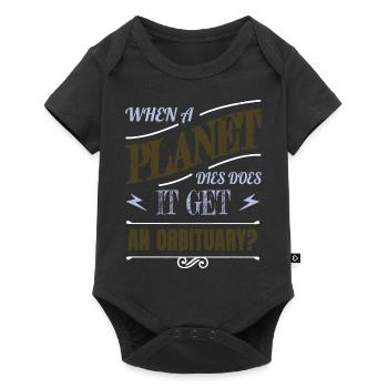 Citation Astrophysique Dictons Amateurs d’astronomie - Body à manches courtes Premium Bébé - noir - Devant