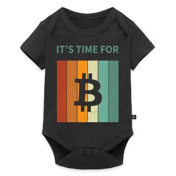 Bitcoin - Baby Premium short-sleeve bodysuit - black - Front
