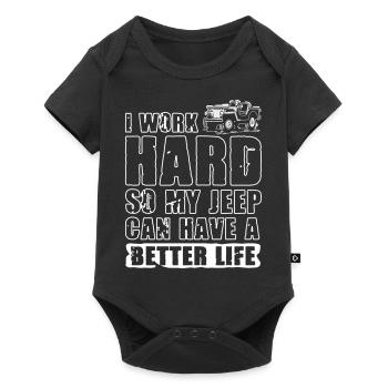Better Life Jeeps - Body à manches courtes Premium Bébé - noir - Devant