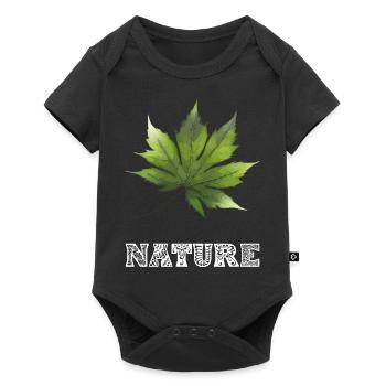 Nature - Baby Premium short-sleeve bodysuit - black - Front