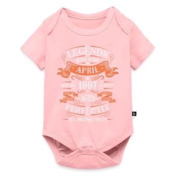 Years of excellence April 1997 Gift - Baby Premium short-sleeve bodysuit - rose - Front