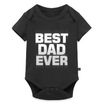 best dad ever - Baby Premium short-sleeve bodysuit - black - Front